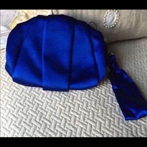 Bcbg royal blue clutch